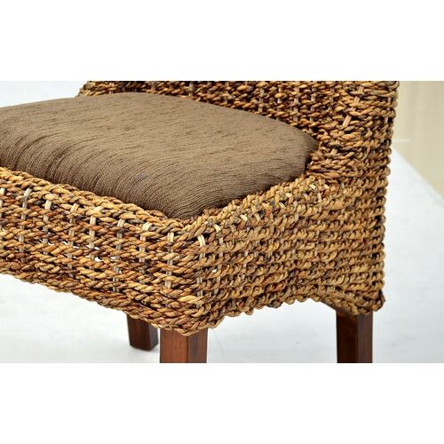 Обеденный комплект CRUZO Касабланка стол +6 стульев абака коричневый - Фото №5