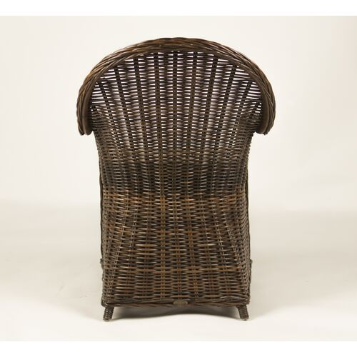 Кресло CRUZO Сейшелла натуральный ротанг коричневый  - Фото №4