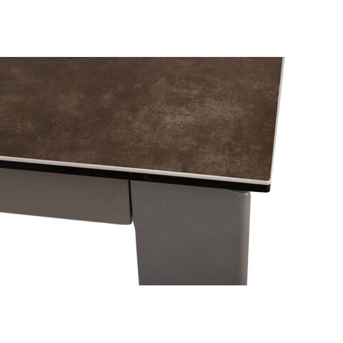 Стол обеденный OSLO керамика коричневый темный - Фото №5