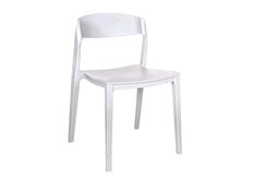 белый пластиковый стул