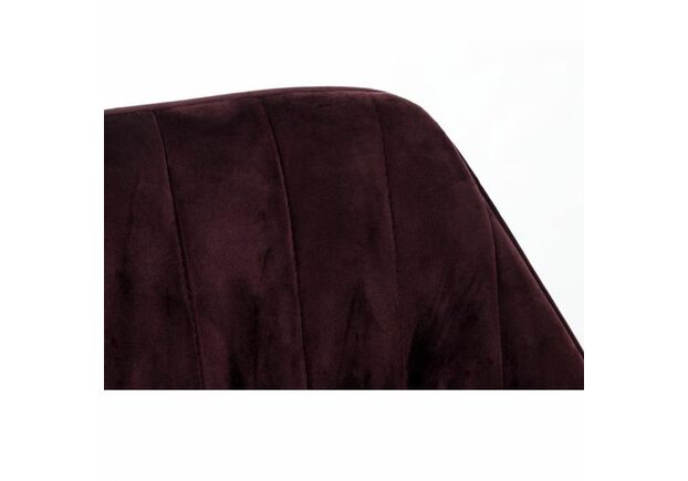 Кресло поворотное GALERA (600*550*890 текстиль) гранат - Фото №2