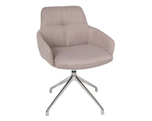 Крісло поворотне OLIVA (60*63*83 см, текстиль) мокко - Фото №1