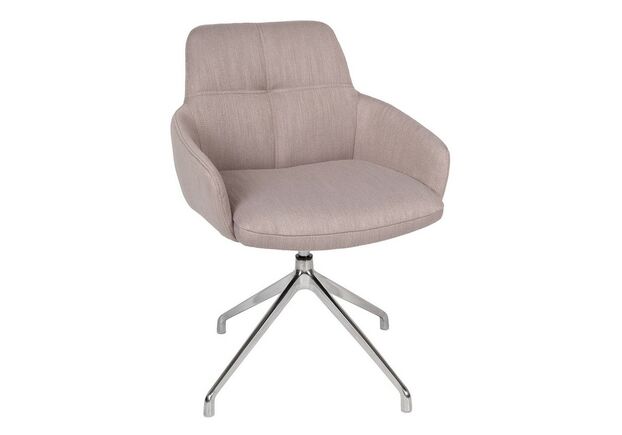 Крісло поворотне OLIVA (60*63*83 см, текстиль) мокко - Фото №1