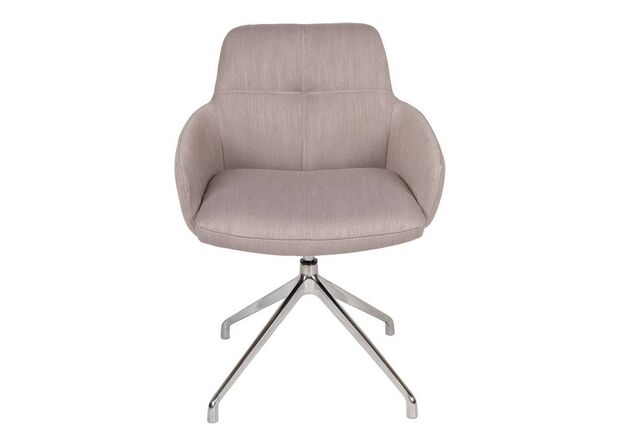 Крісло поворотне OLIVA (60*63*83 см, текстиль) мокко - Фото №2