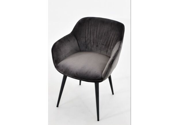 Крісло CARINTHIA (60*63*77,5 cm текстиль) сірий - Фото №1