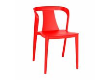 красный пластиковый стул