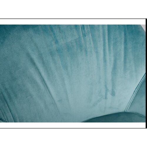 Крісло CARINTHIA (60*63*77,5 cm текстиль) темно-бірюзове - Фото №2