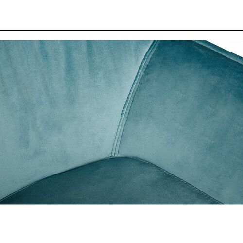 Кресло CARINTHIA (60*63*77,5 cm текстиль) темно-бирюзовое - Фото №3