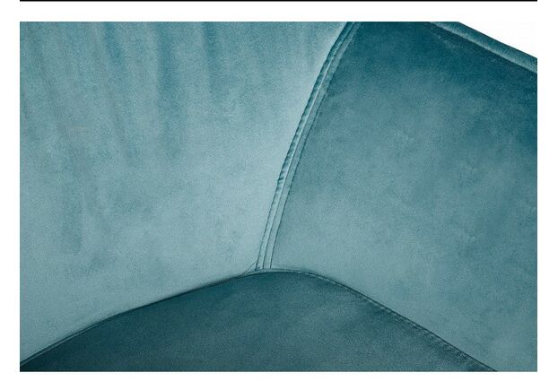 Крісло CARINTHIA (60*63*77,5 cm текстиль) темно-бірюзове - Фото №2