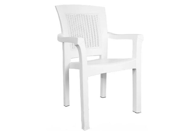 Кресло пластиковое Side белое - Фото №1
