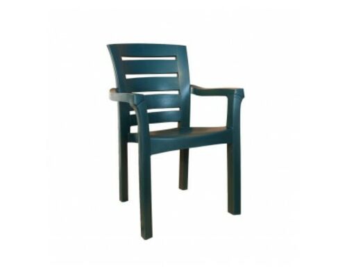Кресло пластиковое Didim зеленое - Фото №1