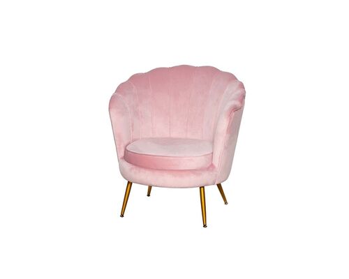 Кресло Шелл розовое - Фото №1