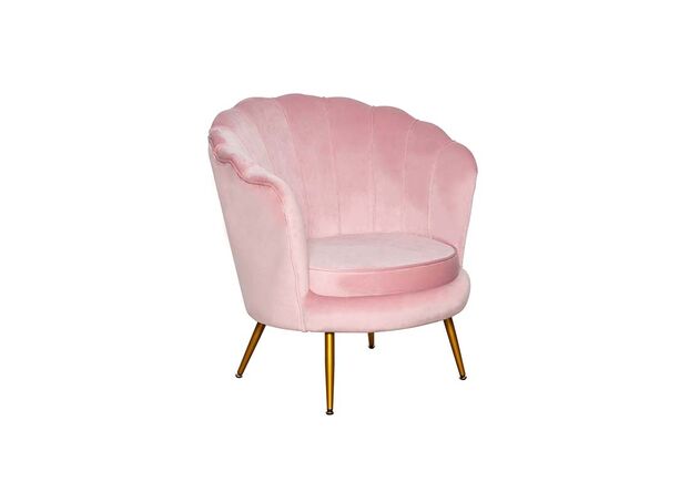 Кресло Шелл розовое - Фото №2