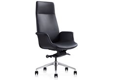 Кресло офисное Italy V28 BRL кожа люкс черное