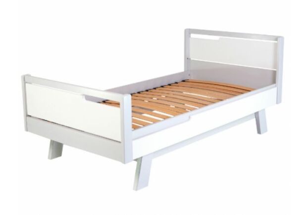 Подростковая кровать Верес Манхэттен 1900х800 мм бело-серая - Фото №2