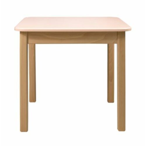 Комплект детский стол и 2 стульчика дерево/пленка МДФ персиковый - Фото №3