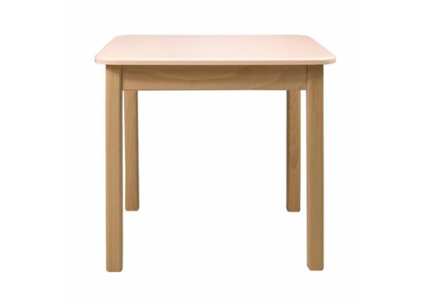 Комплект детский стол и 2 стульчика дерево/пленка МДФ персиковый - Фото №2