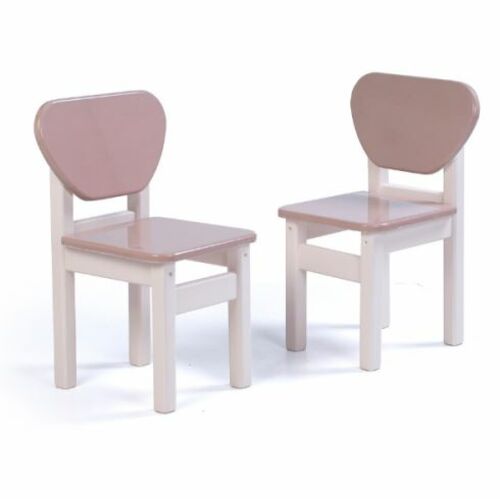 Детский комплект столик и 2 стульчика дерево/пленка МДФ капучино - Фото №2