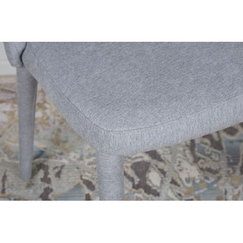 Стул ALICANTE (59*50*88 cm - текстиль) серый - Фото №5