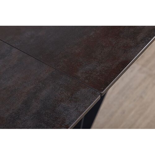 Стол обеденный ALMA (180-260*89,5*76 cm) керамика коричневый - Фото №6