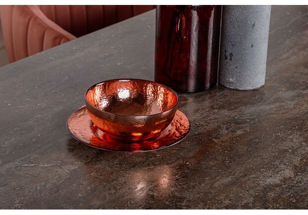 Стол обеденный ALMA (180-260*89,5*76 cm) керамика медный - Фото №2