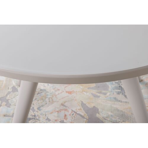 Стол обеденный AUSTIN (110/145*110*76 cm стекло) капучино - Фото №14