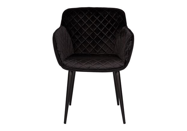 Кресло BAVARIA (58*65*80 cm велюр) черный - Фото №2