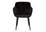 Кресло BAVARIA (58*65*80 cm велюр) черный - Фото №2