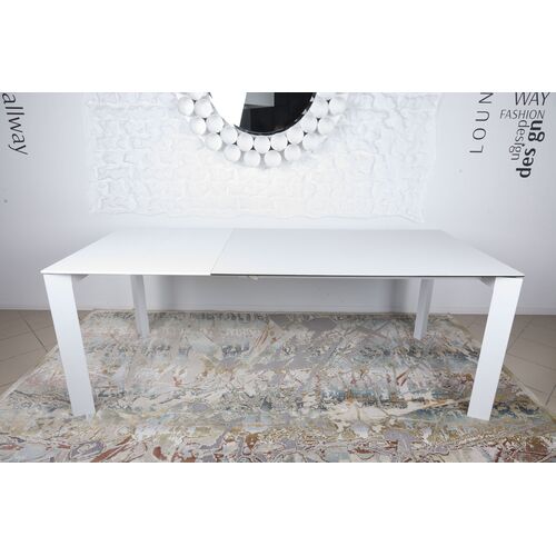 Стол обеденный BRISTOL B (130/200*85*75cmH керамика)  белый - Фото №2