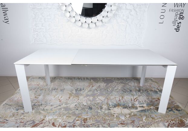 Стол обеденный BRISTOL B (130/200*85*75cmH керамика)  белый - Фото №2