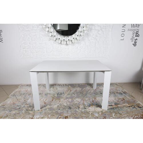 Стол обеденный BRISTOL B (130/200*85*75cmH керамика)  белый - Фото №4