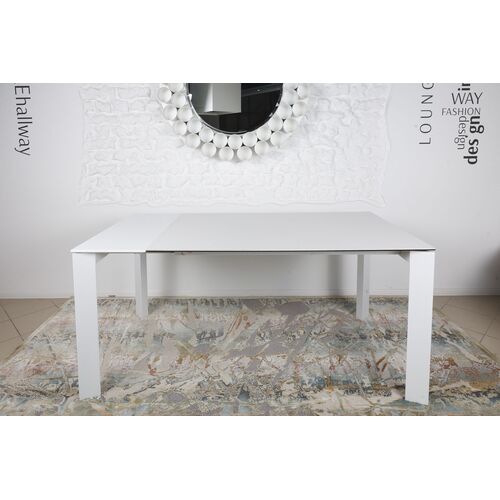 Стол обеденный BRISTOL B (130/200*85*75cmH керамика)  белый - Фото №3