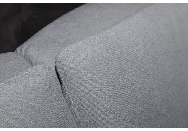 Диван угловой с оттоманкой Ричмонд текстиль, светло - серый - Фото №2