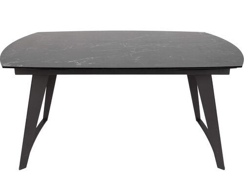 Стол обеденный CALGARY (160/230*100*77 cm керамика) черный - Фото №1