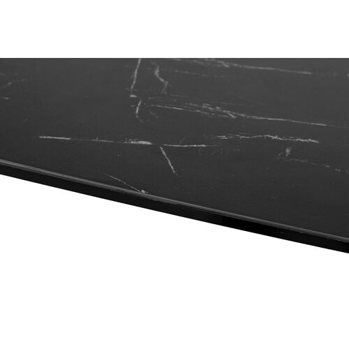 Стіл обідній CALGARY (160/230*100*77 cm кераміка) чорний - Фото №6