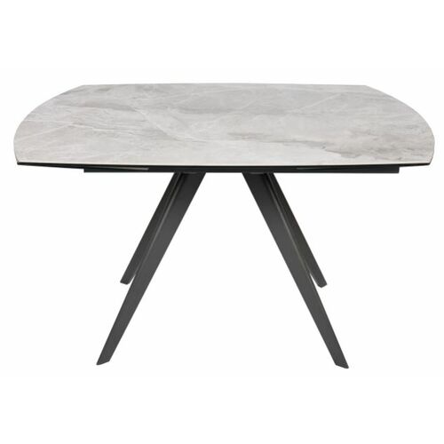 Стол обеденный COVENTRY (130/200*89.5*75cmH керамика) светло-серый глянец - Фото №2