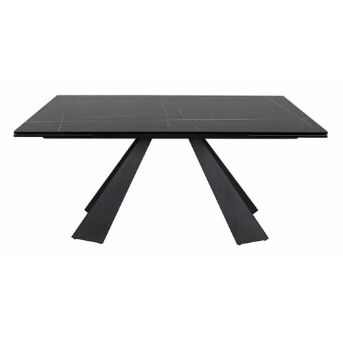 Стол обеденный DELTA (160/240*90*76 cm керамика) черный - Фото №2