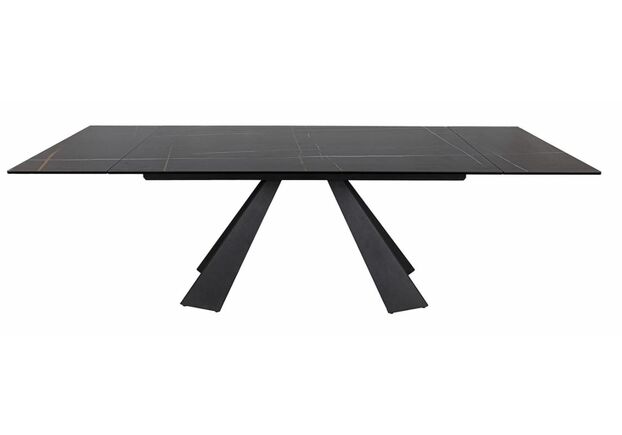 Стол обеденный DELTA (160/240*90*76 cm керамика) черный - Фото №1