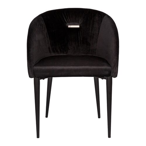 Кресло ELBE (58*59*75 cm велюр) черный - Фото №2