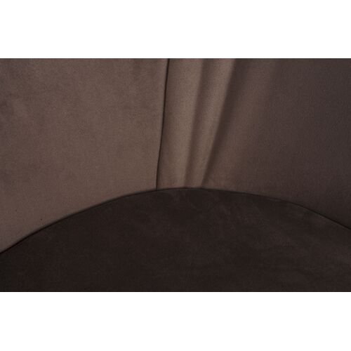 Кресло ELBE (58*59*75 cm велюр) коричневый - Фото №13
