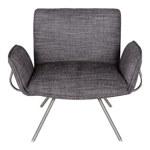 Лаунж - крісло GRANADA (93.5*69*81.5 cm текстиль) чорний - Фото №2