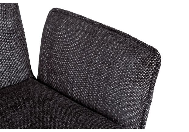Лаунж - кресло GRANADA (93.5*69*81.5 cm текстиль) черный - Фото №2