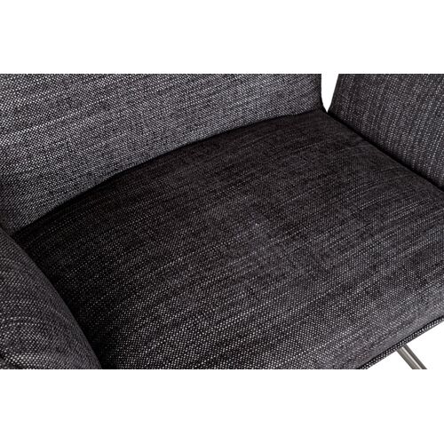 Лаунж - кресло GRANADA (93.5*69*81.5 cm текстиль) черный - Фото №5