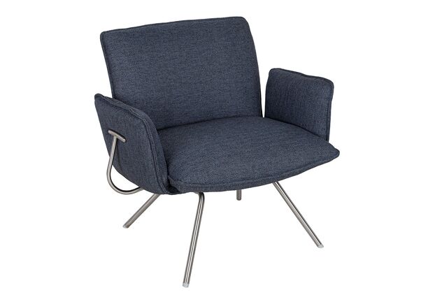 Лаунж - крісло GRANADA (93.5*69*81.5 cm текстиль) темно-сірий - Фото №1
