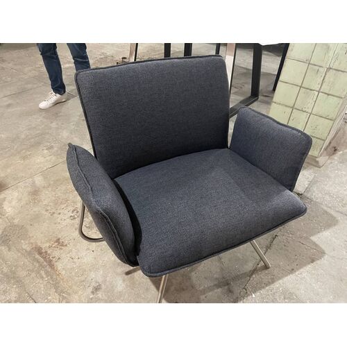 Лаунж - крісло GRANADA (93.5*69*81.5 cm текстиль) темно-сірий - Фото №8
