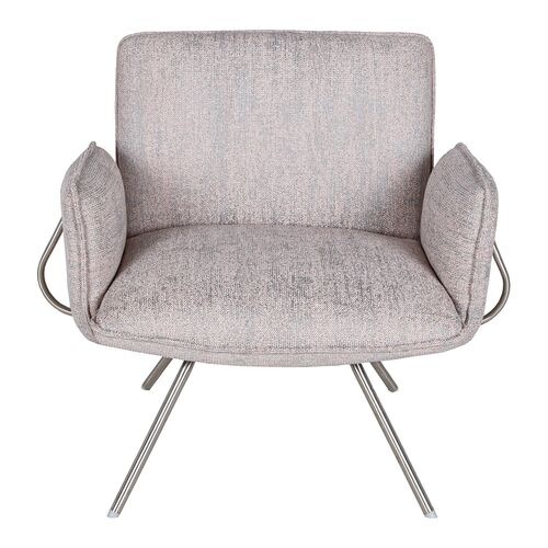 Лаунж - кресло GRANADA (93.5*69*81.5 cm текстиль) серый - Фото №2