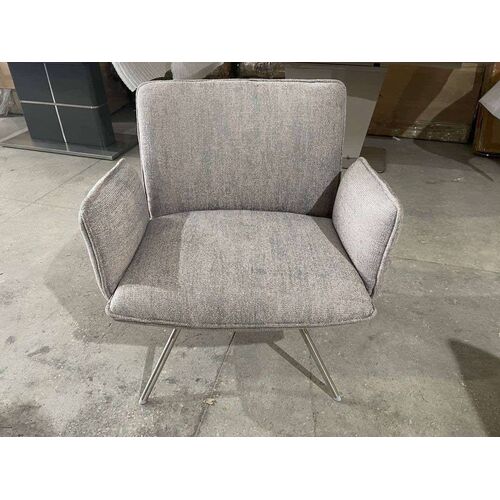 Лаунж - кресло GRANADA (93.5*69*81.5 cm текстиль) серый - Фото №9