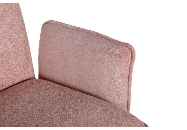 Лаунж - кресло GRANADA (93.5*69*81.5 cm текстиль) пудровый - Фото №2