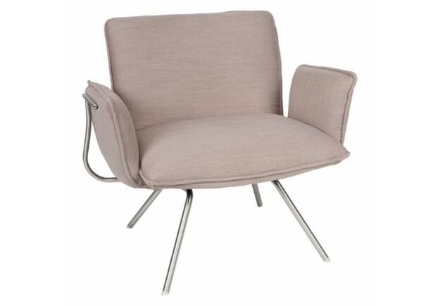 Лаунж - крісло GRANADA (93.5*69*81.5 cm текстиль) мокко - Фото №1