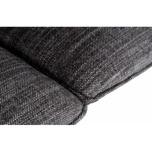 Лаунж - банкетка GRANADA (162*69*81.5 cm текстиль) черный - Фото №3